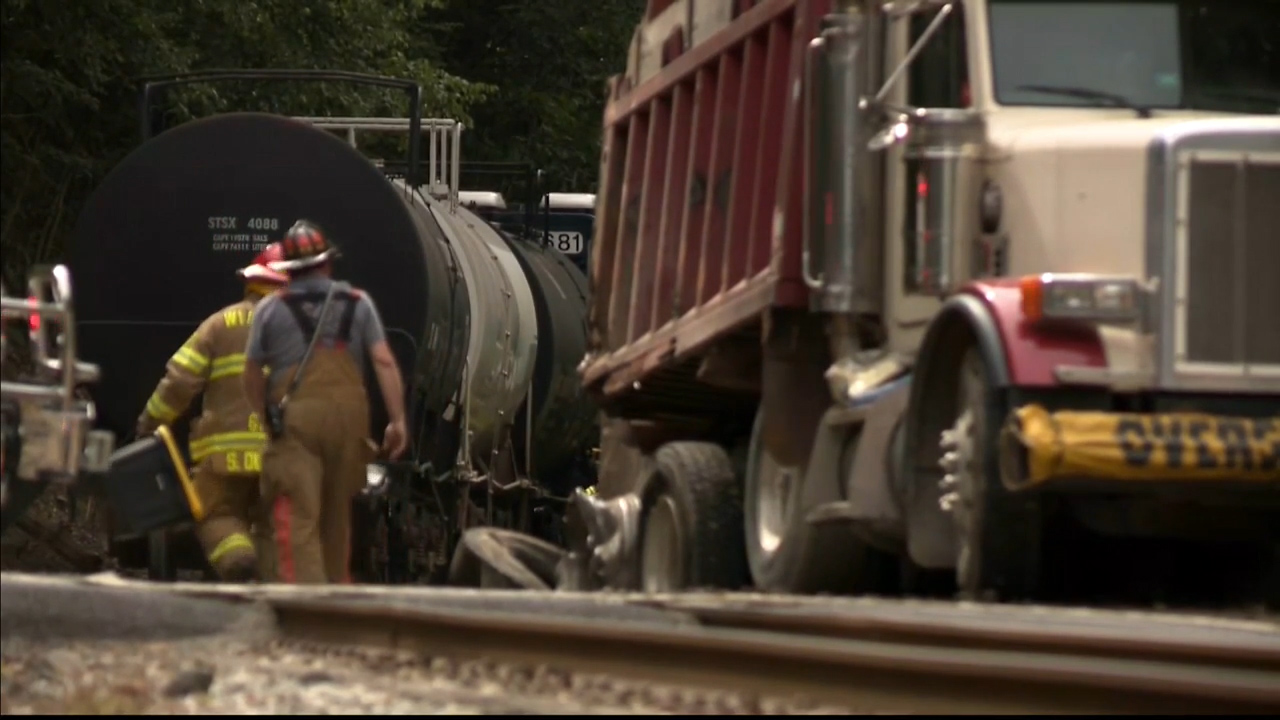 CSX Train Accident - FOX8