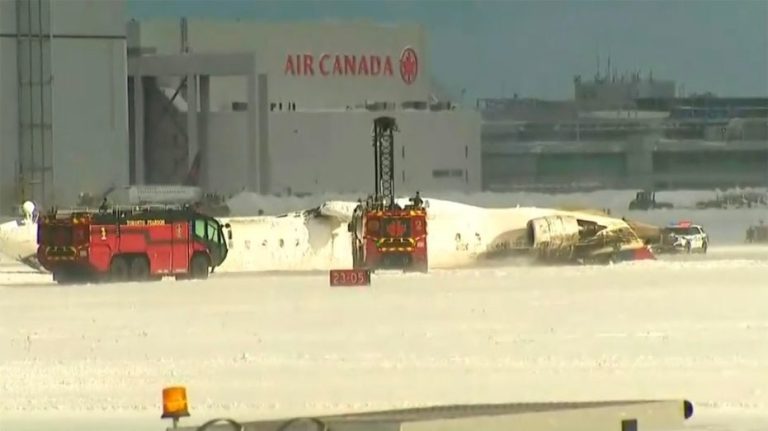 Delta crash reported at Canada's Toronto Pearson Airport; crews