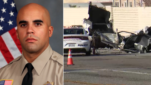 California deputy killed in crash that split police cruiser in two ...