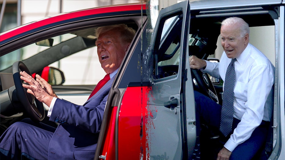 FLASHBACK: Biden also paraded electric vehicles at the White House when ...